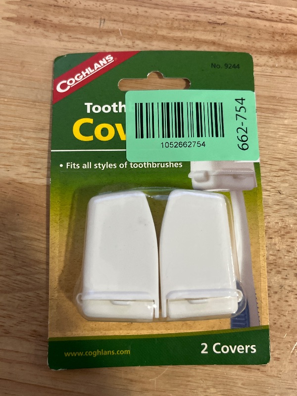 Photo 1 of Coghlan S® Toothbrush Covers 2 Ct Carded Pack
