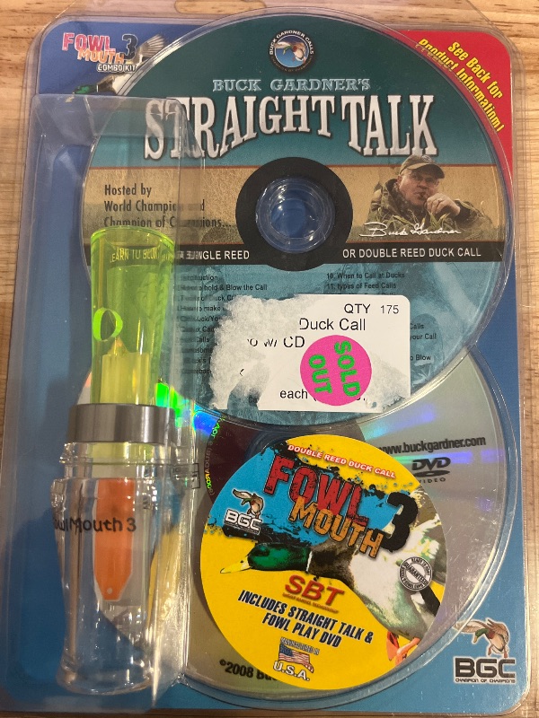 Photo 1 of Buck Gardner Fowl Mouth 3 Combo Kit
