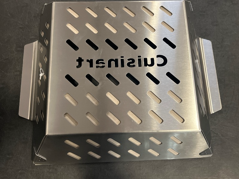 Photo 1 of Cuisinart® Stainless Steel BBQ Grilling Basket Perforated Grilling Surface Enhances Natural Flavors