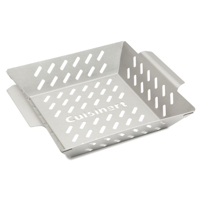Photo 1 of Cuisinart® Stainless Steel BBQ Grilling Basket Perforated Grilling Surface Enhances Natural Flavors