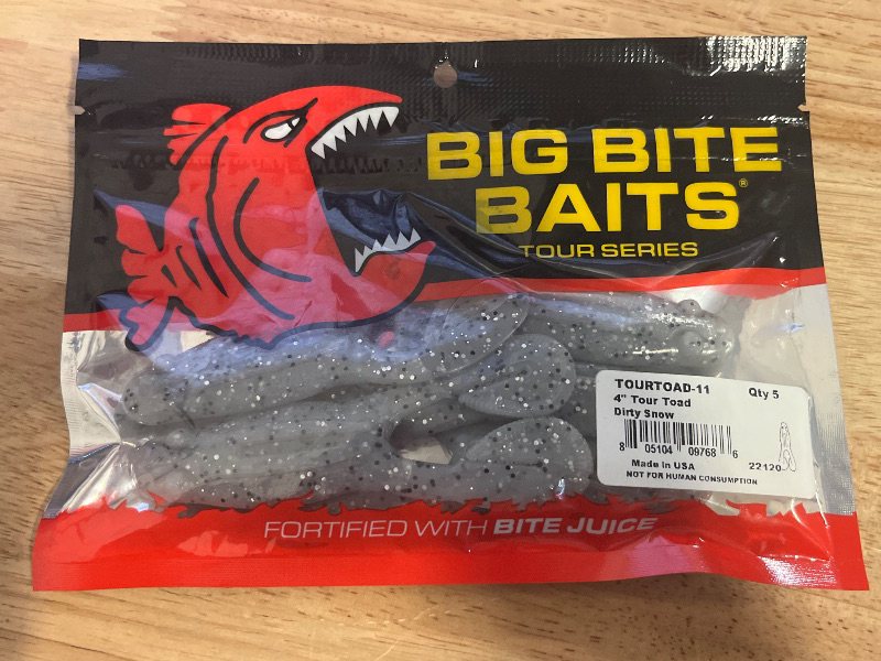 Photo 1 of Big Bite Baits Tour Toad Frog Dirty Snow