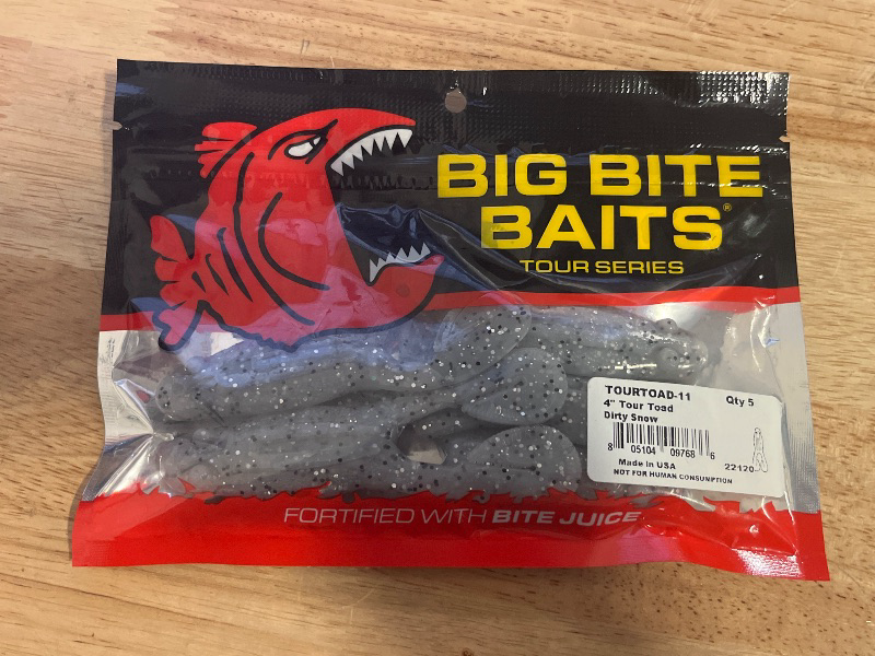 Photo 1 of Big Bite Baits Tour Toad Frog Dirty Snow