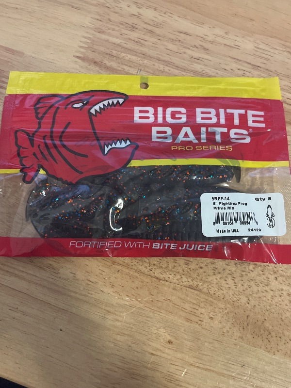 Photo 1 of BBB-5RFF-14 5 in. Rojas Fighting Frog Lures, Prime Rib - Pack of 5