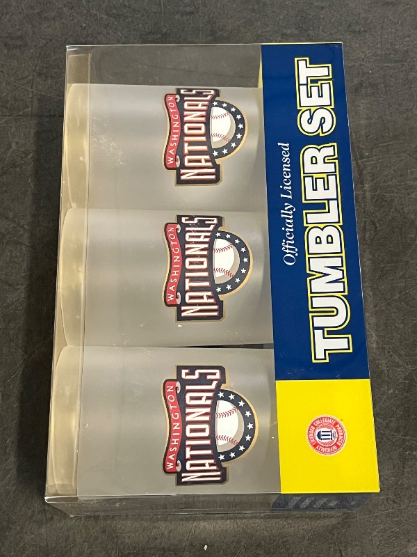 Photo 1 of 3 Pack Washington National MLB Tumblr Set, 19oz Acrylic Tumblr 