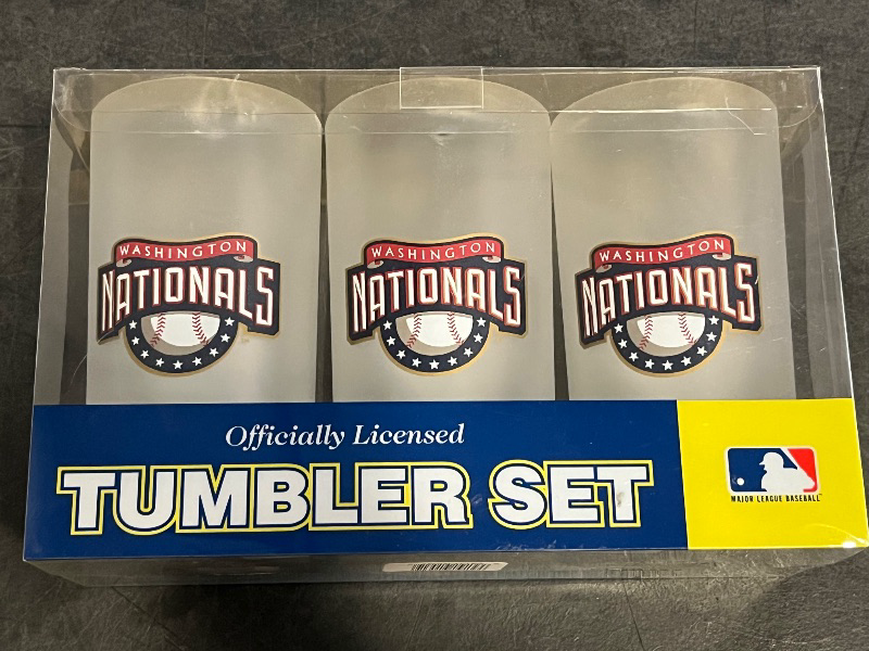 Photo 1 of 3 Pack Washington National MLB Tumblr Set, 19oz Acrylic Tumblr 