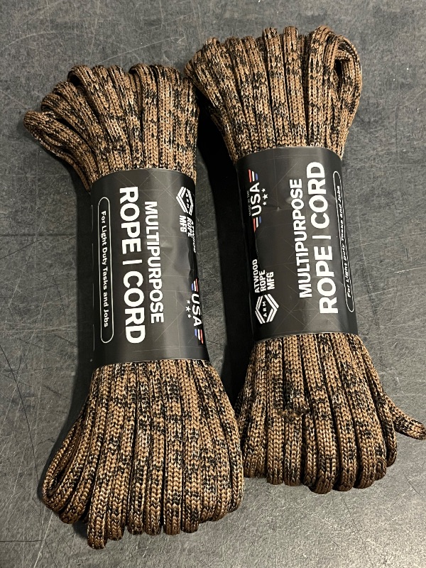 Photo 1 of Atwood Rope Multipurpose Core Nylon Parachute Cord Outside Survival Gear Made in USA | Lanyards, Bracelets, Handle Wraps, Keychain