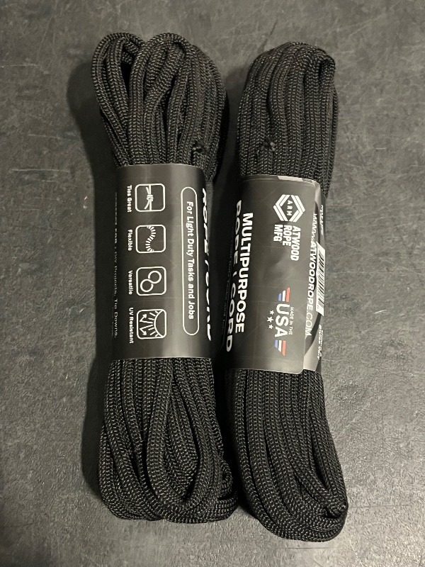 Photo 1 of Atwood Rope Multipurpose Core Nylon Parachute Cord Outside Survival Gear Made in USA | Lanyards, Bracelets, Handle Wraps, Keychain