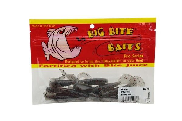 Photo 1 of Big Bite Baits 3" Fat Grubs Twist Tail NOS