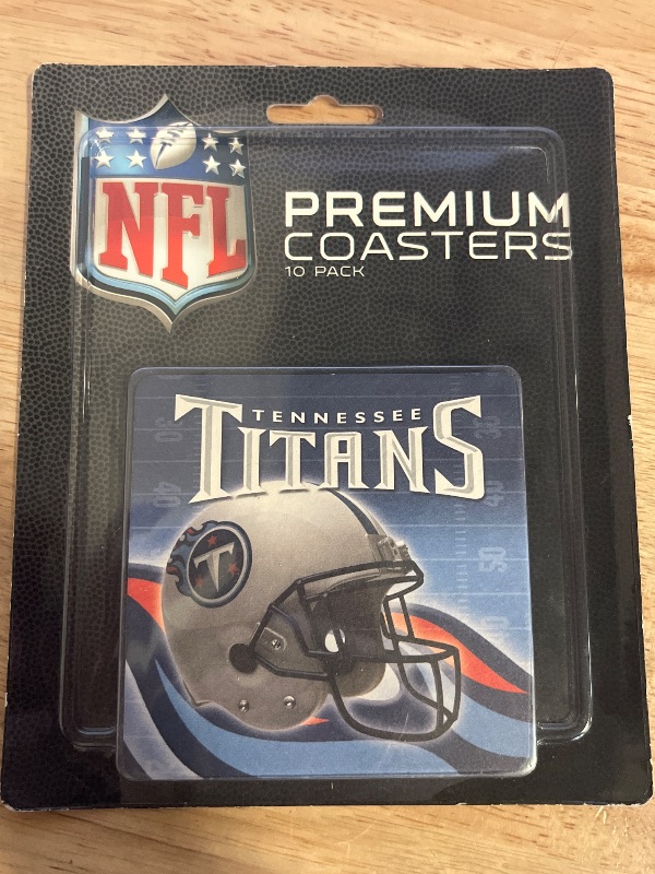 Photo 1 of 10 Pack of Premium Coasters , Tenessee Titans 