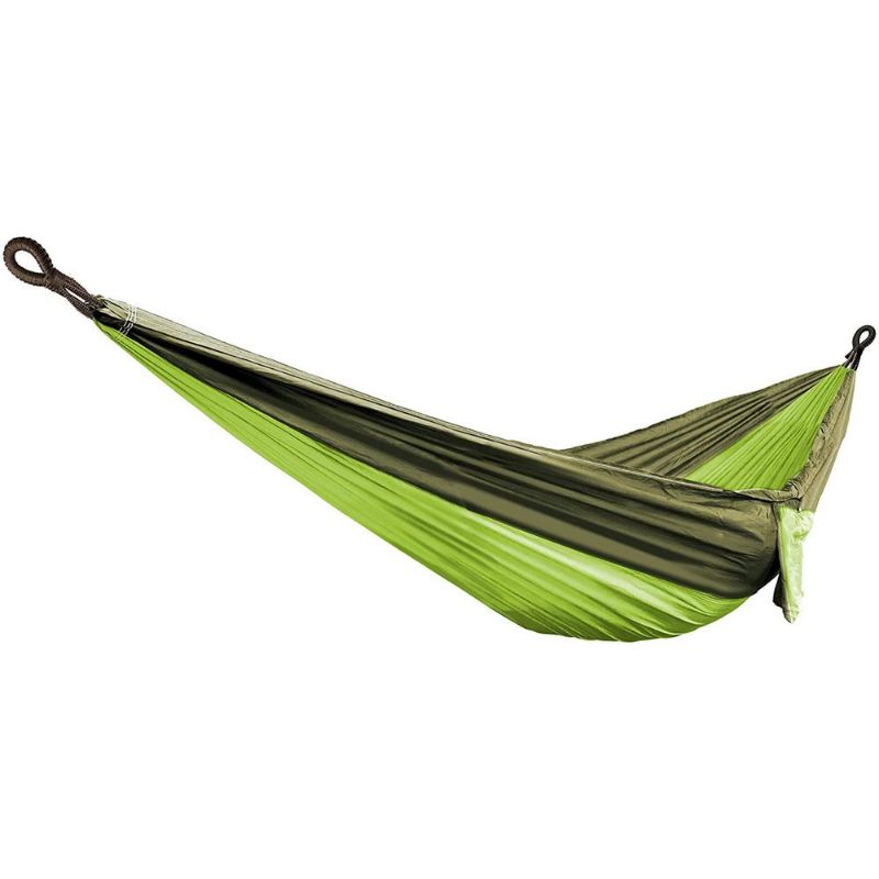 Photo 1 of Bliss Hammocks to Go Hammock in a Bag W/ Rip-Stop Stitching & Dual Color Fabric - Forest Green 80 L X 54 W

