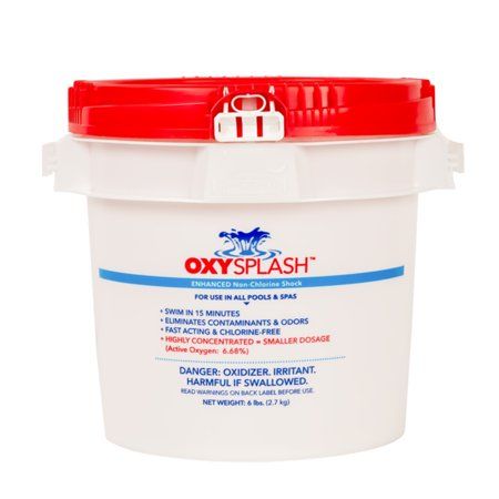 Photo 1 of API OXSP6 Oxy Splash Non Chlorine Swimming Pool Shock Treatment 6 Pounds
