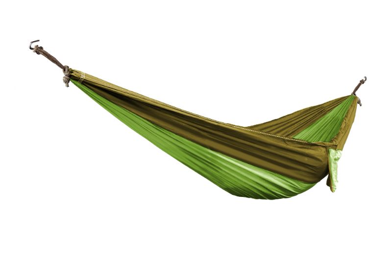 Photo 1 of Bliss Hammocks to Go Hammock in a Bag Travel Hammock Rip-Stop Polyester Dual-Color Fabric Portable Camping Hammock Supports up to 260-Pounds for Ca

