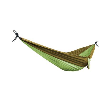 Photo 1 of Bliss Hammocks Camping Hammock in a Bag W/ Mosquito Net & Tree Straps 54-inch Wide 350 Lb. Capacity (Forest Green)