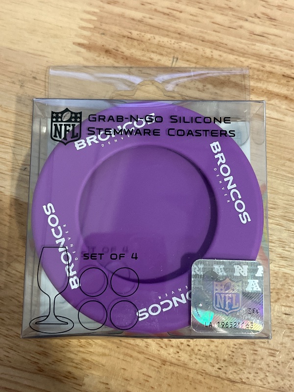Photo 1 of Denver Broncos Party Grab and Go  Silicone Coasters 