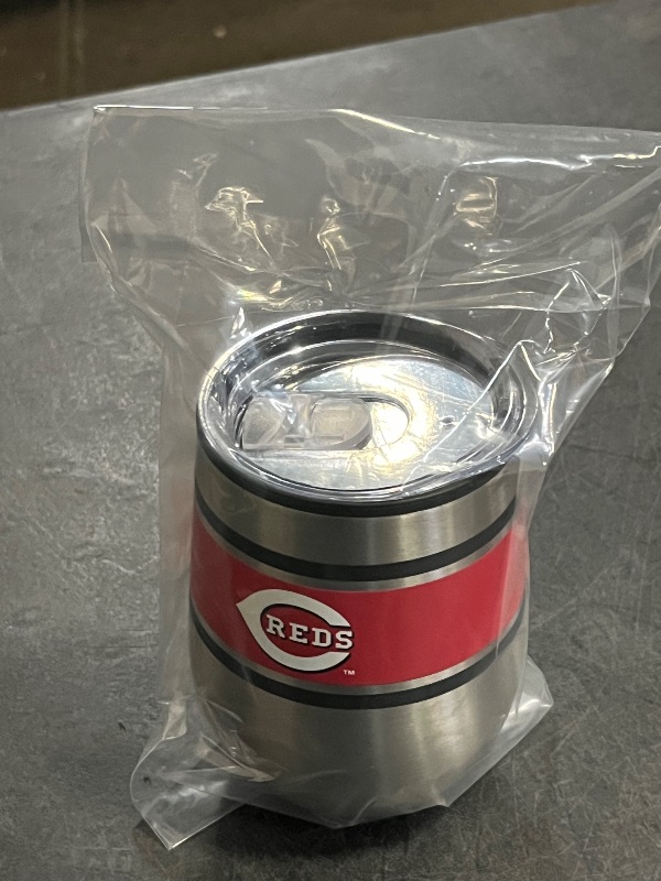 Photo 1 of Cincinnati Reds 11oz Stripe Fusion Tumbler
