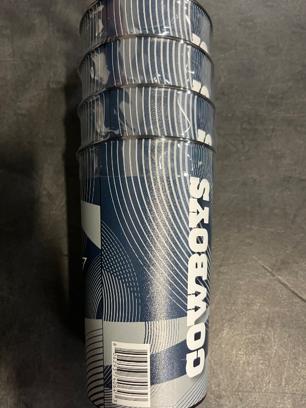 Photo 1 of 4 Pack Dallas Cowboys Drinking Cups 