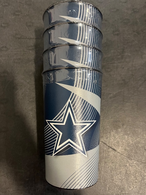 Photo 1 of 4 Pack Dallas Cowboys Drinking Cups 