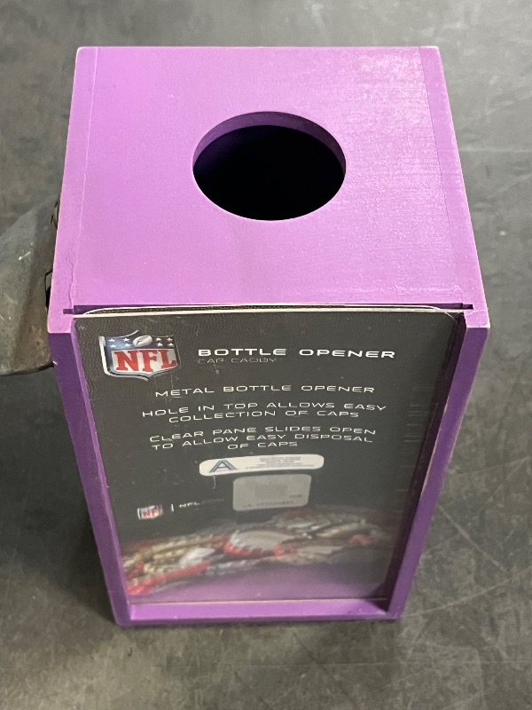 View 3 of Bottle Opener Cap Caddy, Dallas Cowboys (Minnesota Vikings)
