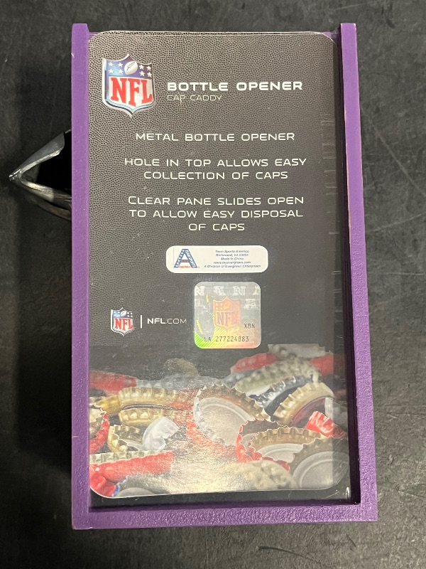 View 4 of Bottle Opener Cap Caddy, Dallas Cowboys (Minnesota Vikings)