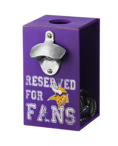 View 1 of Bottle Opener Cap Caddy, Dallas Cowboys (Minnesota Vikings)