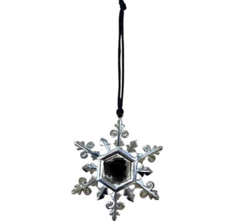 Photo 1 of Chicago Blackhawks Silver Plated Snowflake 