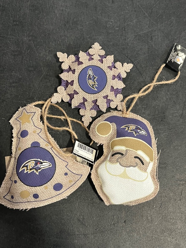 Photo 1 of 3 Baltimore Raven Ornaments 