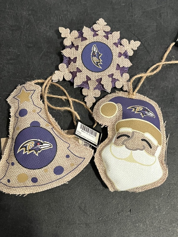 Photo 1 of 3 Baltimore Raven Ornaments 