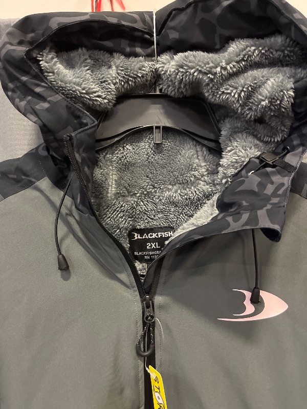 View 4 of (2XL) Women's Blackfish StormSkin Squall Rain Jacket 2XLarge Gray/Prym1 Blackout