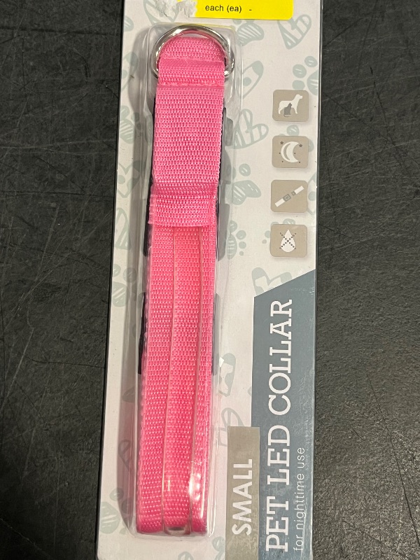 Photo 1 of (S) 2 LED Light Up Saftey Collar 