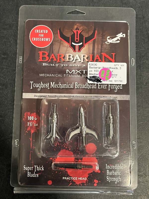 Photo 1 of Cobra Archery Barbarian MXT 100gr Crossbow Broadhead
