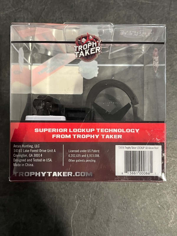 Photo 1 of Trophy Taker Smackdown Lock up Rest RH, Black, T3016
