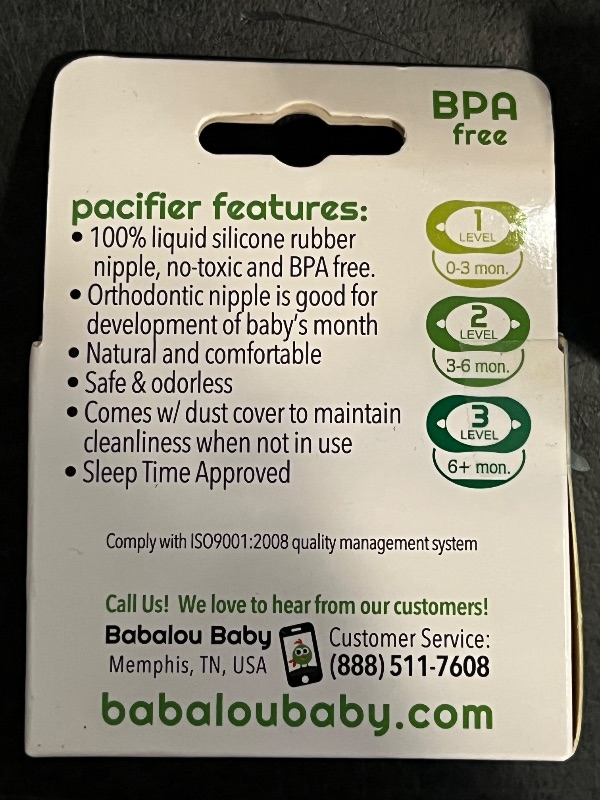 Photo 1 of Babalou Baby Pacifiers 