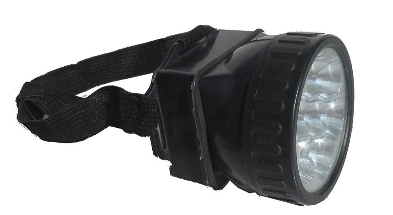 Photo 1 of Bright LED Bulb Light Headlamp Flashlight Battery Adjustable Headlight 