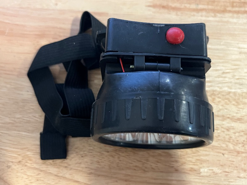 Photo 1 of Bright LED Bulb Light Headlamp Flashlight Battery Adjustable Headlight 