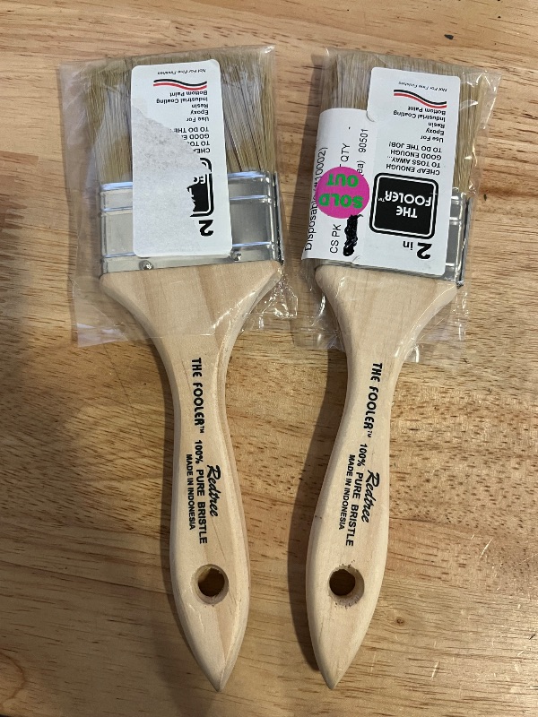 Photo 1 of 10002 in.the Fooler in. Double Thick Disposable Paint Brush - 2 in / 10025 in.the Fooler in. Double Thick Disposable Paint Brush - 2.5 in
