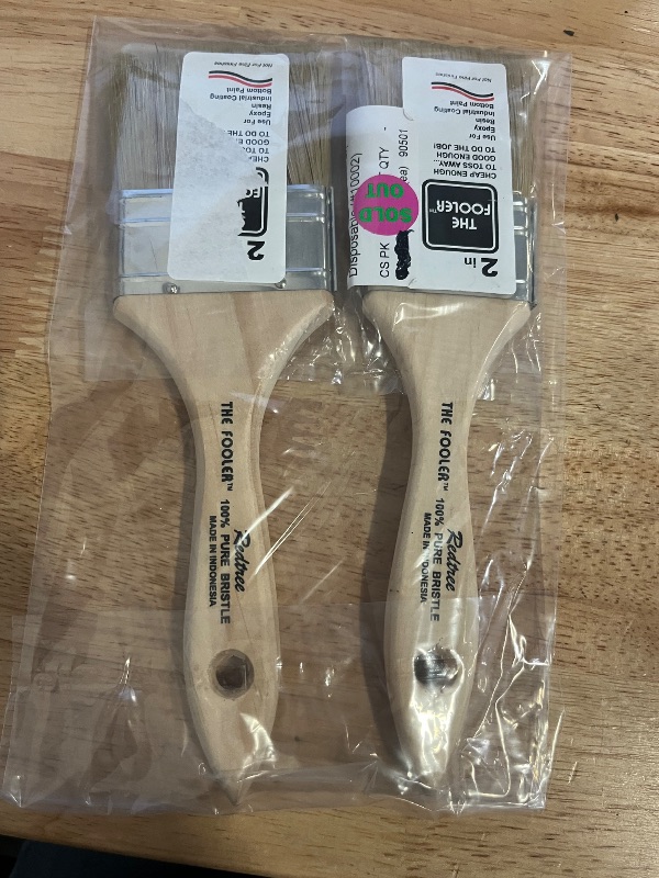 Photo 1 of 10002 in.the Fooler in. Double Thick Disposable Paint Brush - 2 in / 10025 in.the Fooler in. Double Thick Disposable Paint Brush - 2.5 in