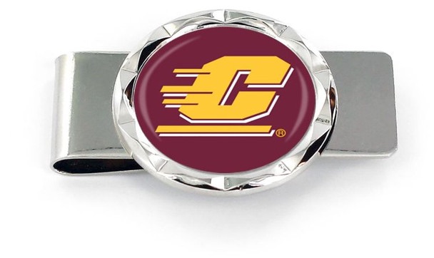 Photo 1 of Central Michigan Diamond Cut Money Clip 