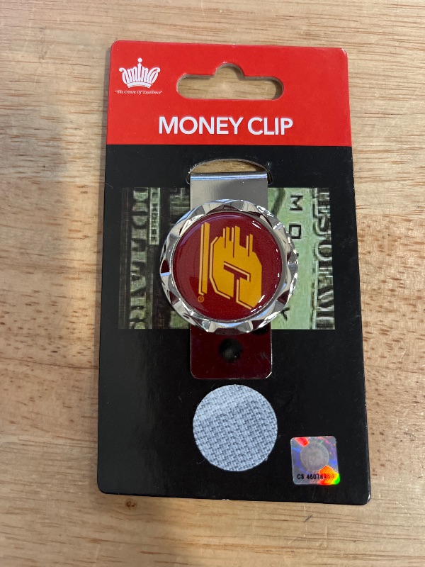 Photo 1 of Central Michigan Diamond Cut Money Clip 