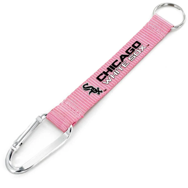 Photo 1 of Aminco Chicago White Sox Carabiner Key Strap , Pink