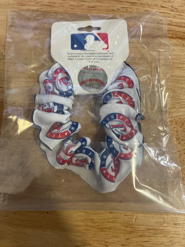 Photo 1 of Major League Baseball Texas Ranger Texas Ranger Hair Tie 