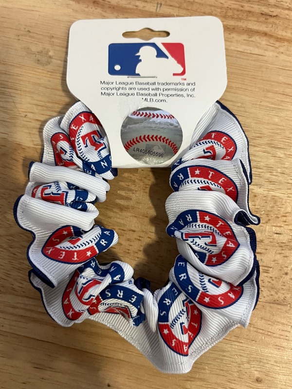 Photo 1 of Major League Baseball Texas Ranger Texas Ranger Hair Tie 