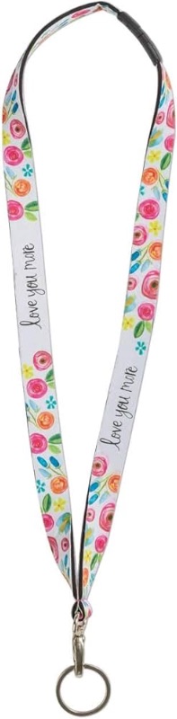 Photo 1 of Brownlow Gifts Simple Inspirations Quick Release Neck Lanyard ID Badge and Keychain Holder, 19-Inches, Love You More
