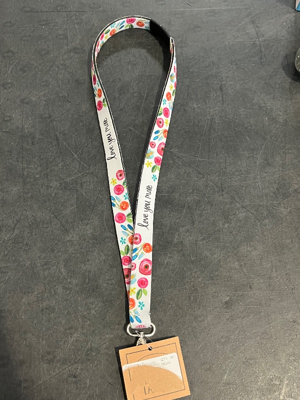Photo 1 of Brownlow Gifts Simple Inspirations Quick Release Neck Lanyard ID Badge and Keychain Holder, 19-Inches, Love You More