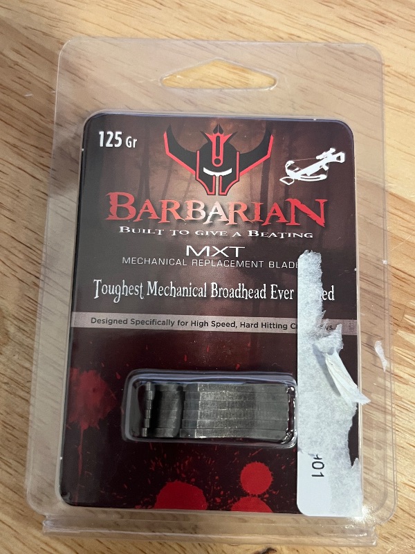 Photo 1 of 125Gr Barbarian Replacement Blades , 6 pk 