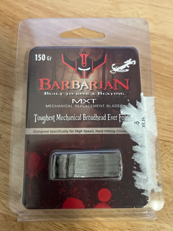 Photo 1 of 150Gr Barbarian Replacement Blades , 6 pk
