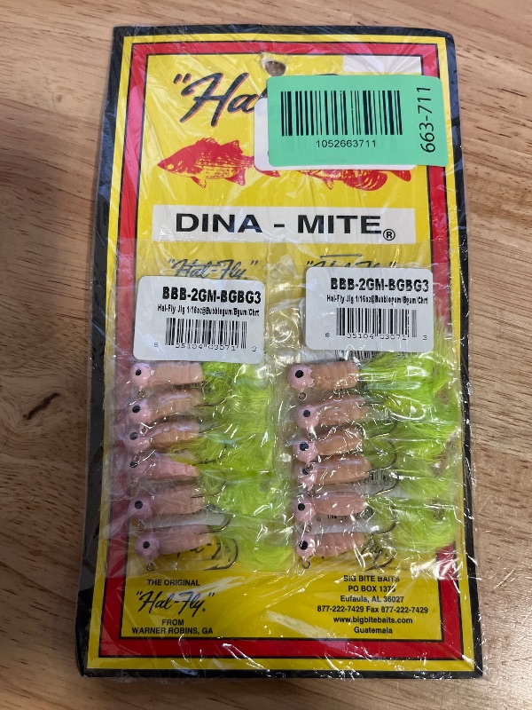 Photo 1 of Big Bite Baits Hal-Fly Crappy Jigs Made for Crappie Fishing