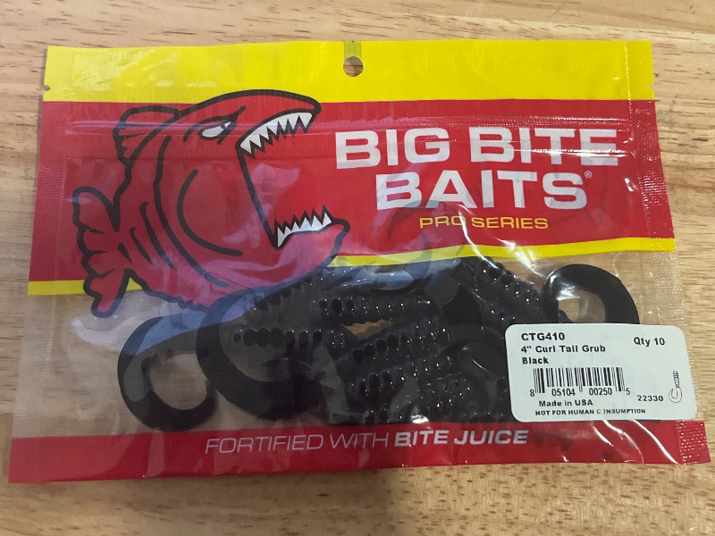 Photo 1 of Big Bite Baits Curl Tail Grub
