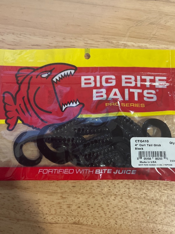 Photo 1 of Big Bite Baits Curl Tail Grub
