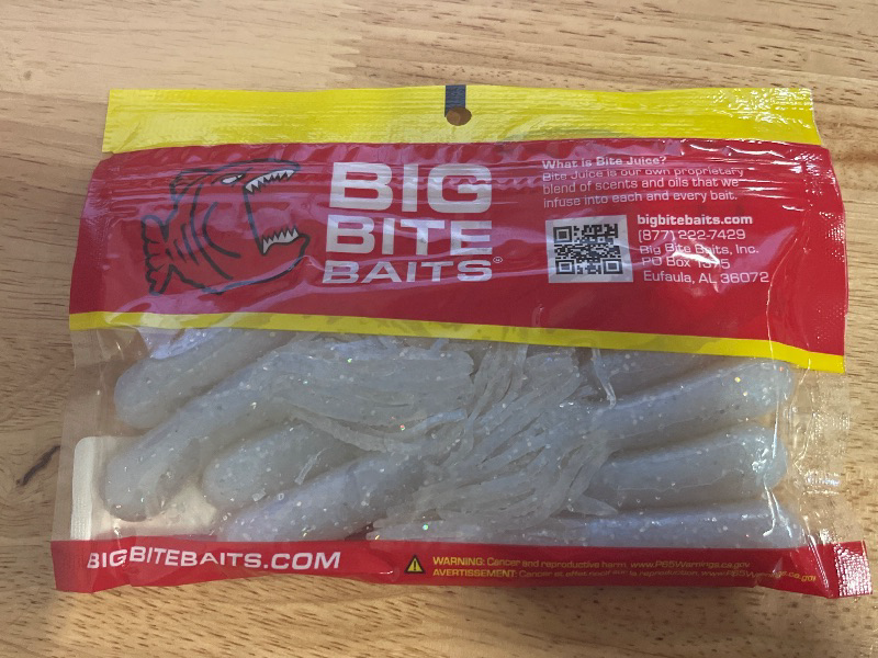 Photo 1 of Big Bite Salt Tubes 3.5 10ct White Illusion SPL
