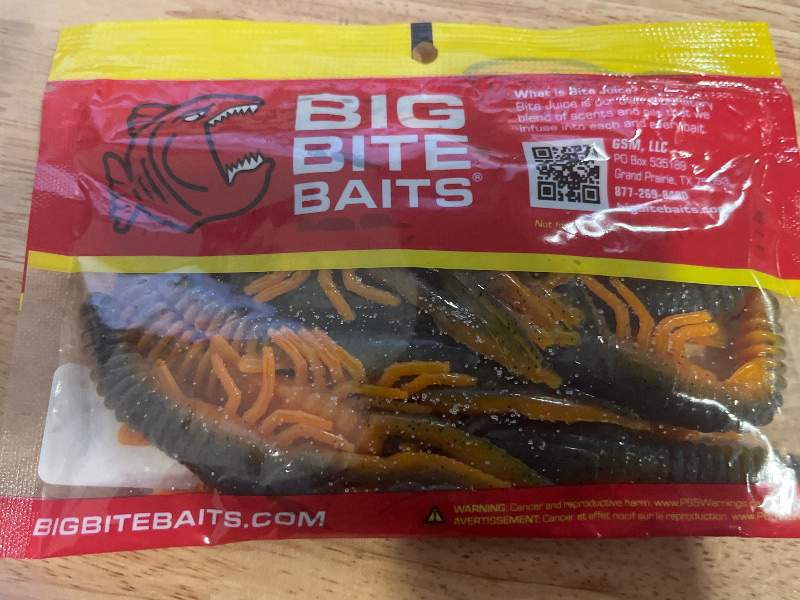 Photo 1 of Big Bite Baits 4" Craw Choose Your Color 10 Pk Soft Plastic Bait Bass Musky Pike
